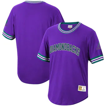 mens mitchell and ness purple arizona diamondbacks cooperst